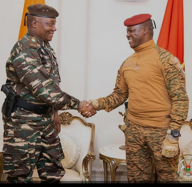 Abdourahamane Tiani (Niger) et Ibrahim Traoré (Burkina Faso)